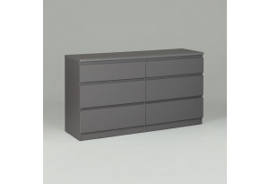 2.03.02.080.4 КАСТОР комод 6 ящиков RU серый