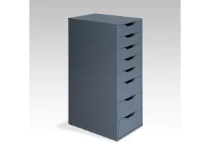 S01415 Ингар 8 комод 36x102x53, серо-бирюзовый