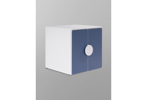 S02450 ПИКСИ шкаф распашной с 2 дверьми 60x57x63, озорной василек