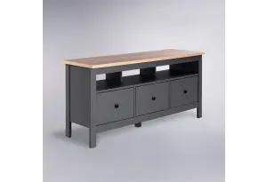 2.08.03.090.15 САГА тумба 3 ящика серая/ясень RU