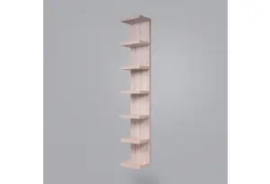 Полка настенная Фора 190Е, цвет дуб беленый