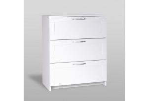 Комод Сириус 3 ящика, белый