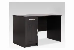 Стол КАСТОР письменный с одной тумбой и одним ящиком, цвет Дуб Венге