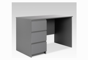 2.03.06.090.4 КАСТОР стол письменный 3 ящика 116х65 RU серый