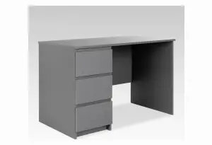 2.03.06.090.4 КАСТОР стол письменный 3 ящика 116х65 RU серый