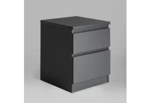 2.03.03.050.4 КАСТОР тумба 2 ящика RU серая