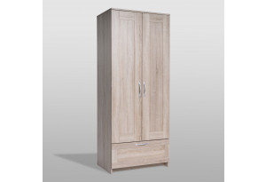 Шкаф комбинированный Сириус 2 двери, 1 ящик, дуб сонома
