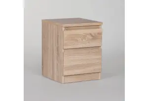 Тумба Кастор 2 ящика, дуб сонома