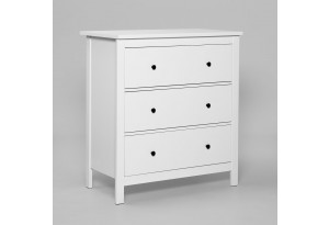 2.08.02.020.1 САГА комод 3 ящика белый