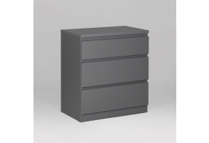 2.03.02.060.4 КАСТОР комод 3 ящика RU серый