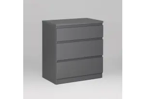 2.03.02.060.4 КАСТОР комод 3 ящика RU серый