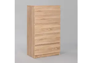 Комод Кастор 5 ящиков, дуб сонома