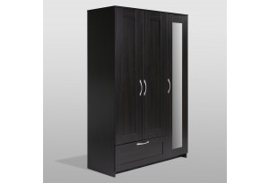 Шкаф комбинированный Сириус 3 двери, 1 ящик, дуб венге