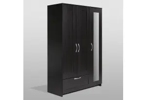 Шкаф комбинированный Сириус 3 двери, 1 ящик, дуб венге