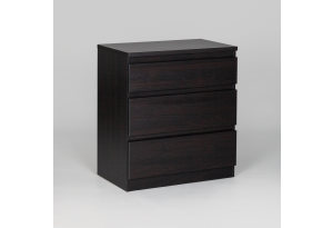 Комод Кастор 3 ящика, дуб венге