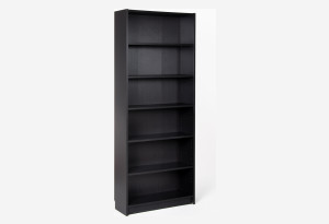 Стеллаж Варма 80, высокий с шестью полками, цвет ясень черный