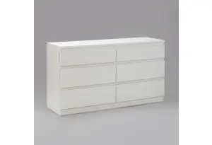 Комод Кастор 6 ящиков, белый