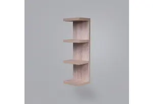 Полка настенная Фора 100Е, цвет дуб беленый