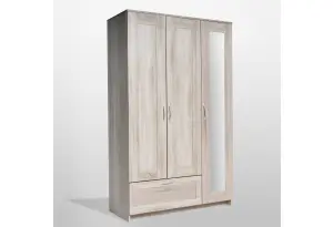 Шкаф комбинированный Сириус 3 двери, 1 ящик, дуб сонома