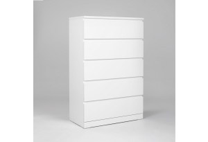 S00951 Варма 5 комод 80х123х40, белый