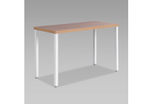 Стол письменный Ингар 1/ТТ 120x75x55, дуб беленый/белый