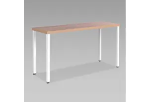 Стол письменный Ингар 2/ТТ 140x75x55, дуб беленый/белый