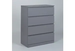 S01064 Варма 4 комод 80х100х40, серый