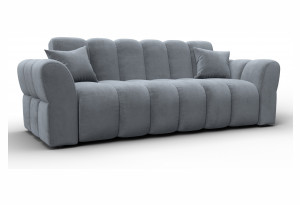 Диван-книжка Лига-111 TOWER 10 серый (Велюр)