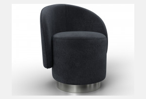 Кресло Лига-108 TOWER 11 темно-серый (Велюр)