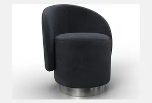 Кресло Лига-108 TOWER 11 темно-серый (Велюр)