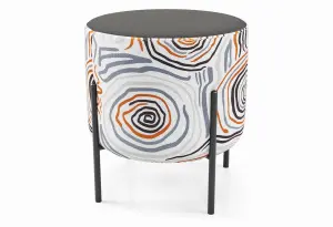 Маленькая радость Пуф круглый на ножках, серый Kobayasi