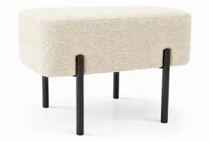 Маленькая радость Пуф прямоугольный на ножках, белый