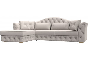 Диван угловой Артис левый угол JOLY 05 бежевый (Замша)