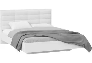 Кровать без подъемного механизма «Агата» Тип 1 (Белый)