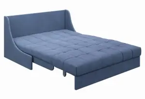ТОКИО Диван прямой серо-синий, 160 ППУ