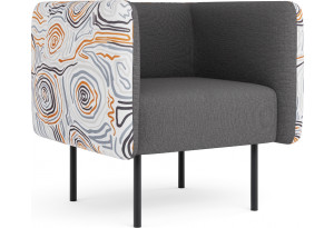 РИО Кресло серое Kobayasi