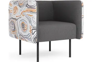 РИО Кресло серое Kobayasi