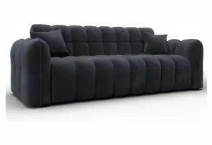 Диван-книжка Лига-112 TOWER 11 темно-серый (Велюр)