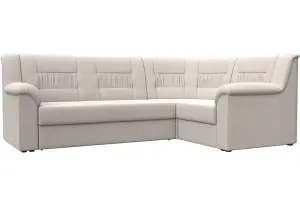 Диван угловой Карелия правый угол JOLY 05 бежевый (Замша)