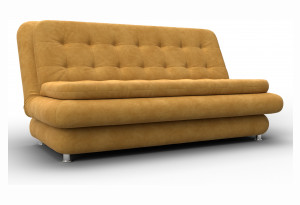 Диван-книжка Лига-123 BRUT 10 желтый (Велюр)