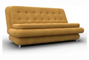 Диван-книжка Лига-123 BRUT 10 желтый (Велюр)