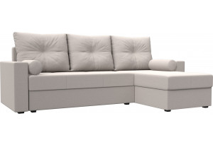 Диван угловой Верона Лайт правый угол JOLY 05 бежевый (Замша)