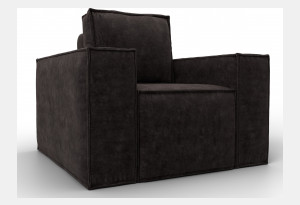 Кресло Лига-081 НПБ BRUT 17 коричневый (Велюр)