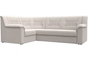 Диван угловой Карелия левый угол JOLY 05 бежевый (Замша)