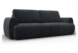 Диван прямой Лига-115 НПБ TOWER 11 темно-серый (Велюр)