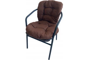 Кресло BISTRO с коричневой подушкой