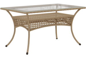 Обеденный стол из экоротанга DECO 150х90
