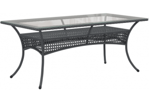 Обеденный стол из экоротанга DECO 180х90