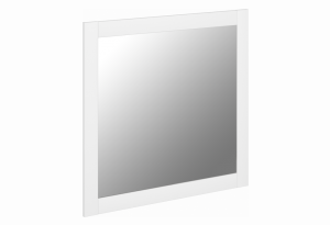 Зеркало СИРИУС квадратное настенное, цвет белый