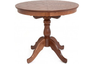 Раздвижной обеденный стол Лилия, светло-коричневый